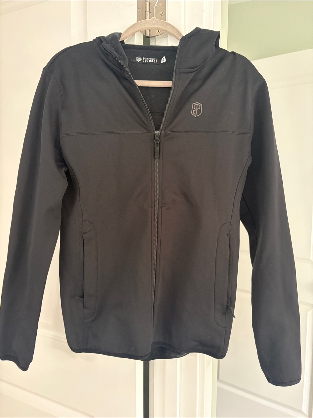 Born Primitive Black Kids Hooded Softshell Puffer Jacket